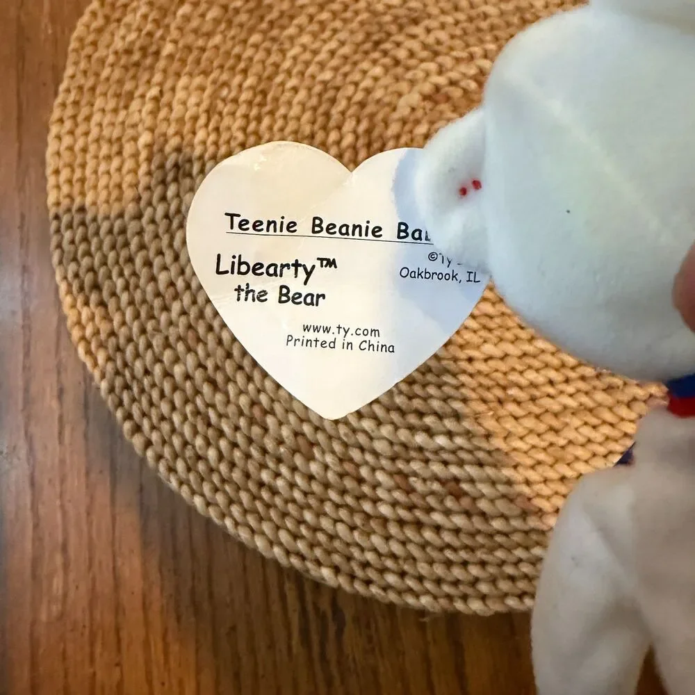 Ty Teenie Beanie Babies American Trio Libearty Righty Lefty McDonalds Tags